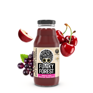 Funky Forest® 100%-os préslé, alma-meggy-bodza 330 ml