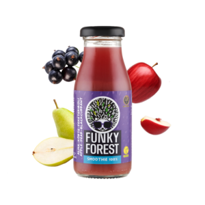 Funky Forest® 100%-os smoothie, alma-körte-feketeribizli 200 ml
