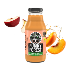 Funky Forest® 100%-os préslé, alma-őszibarack 330 ml