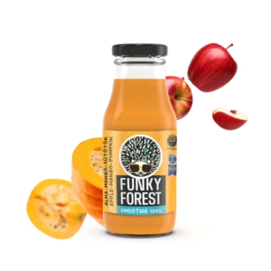 Funky Forest® 100%-os smoothie, alma-mangó-sütőtök-gyömbér 250 ml