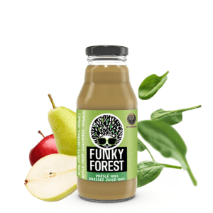 Funky Forest® 100%-os préslé, alma-körte-uborka-spenót 330 ml