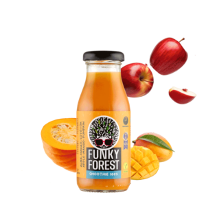 Funky Forest® 100%-os smoothie, alma-mangó-sütőtök-gyömbér 200 ml