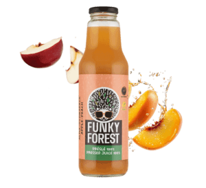Funky Forest® 100%-os préslé, alma-őszibarack 750 ml
