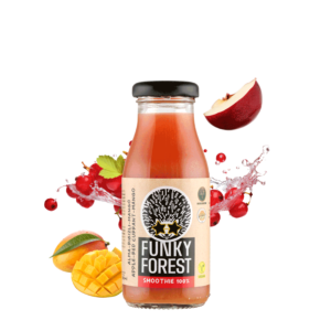 Funky Forest® 100%-os smoothie, alma-ribizli-mangó 200 ml